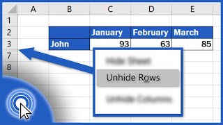 How to Unhide Rows in Excel [upl. by Shippee]