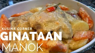 Ginataang Manok  Ginataang Manok Recipe  Ginataang Manok with Potato and Carrots [upl. by Assenahs]