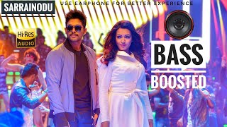 Private party  Sarrainodu 🎧 Bass Boosted Telugu Song  Allu Arjun [upl. by Dadirac]