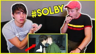 REACTING TO STRANGE SAM AND COLBY EDITS  Colby Brock [upl. by Yrmac]