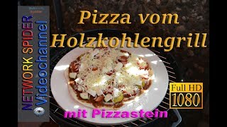 Pizza vom Holzkohlengrill  Pizzastein einfach erklärt 🍕🤓 [upl. by Saretta]