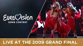 Hadise  Düm Tek Tek  Türkiye 🇹🇷  Grand Final  Eurovision 2009 [upl. by Nnoj]