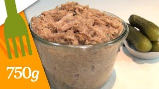 Recette des Rillettes de porc maison  750g [upl. by Andre375]