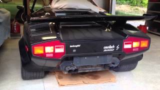 1985 Lamborghini countach 5000s start up [upl. by Aivirt869]