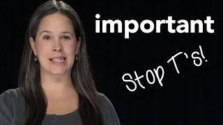 How to Pronounce IMPORTANT  American English [upl. by Chappy]