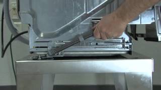 ASKO Dishwasher Service Series Replacing front adjustable door spring [upl. by Ymmak]