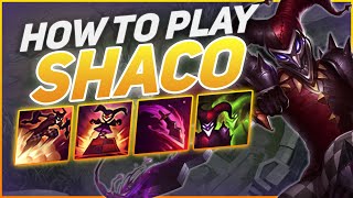 HOW TO PLAY SHACO SEASON 11  BEST Clear Build amp Runes  Season 11 Shaco guide  League of Legends [upl. by Notserc394]