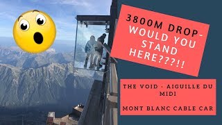 Step Into the Void  Aiguille du Midi Mont Blanc Cable Car  Motorhome tour Europe  Chamonix [upl. by Ardnaik]