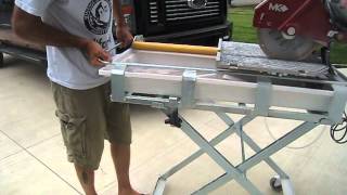 MK 10124 Pro Tile Saw Review [upl. by Flosser749]