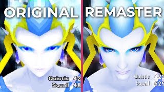 4K Final Fantasy VIII – Original vs Remastered Graphics Comparison [upl. by Dawes]