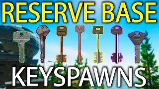 ALL Known Reserve Keyspawns  Key Spawn Guide  Escape From Tarkov [upl. by Eluk]