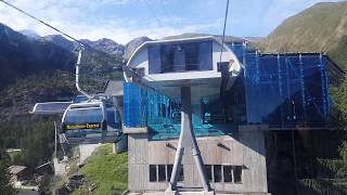 Europe Highest Cable Car  Matterhorn Glacier Paradise [upl. by Krebs]