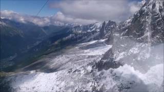 Chamonix to Aiguille du Midi cable car ride [upl. by Royo399]