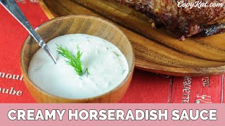 How to Make Creamy Horseradish Sauce [upl. by Mirabel533]