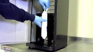 How to replace a filter to a water dispenser or drinking fountain [upl. by Genaro]