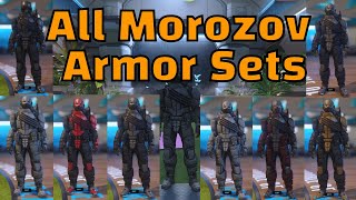 Star Citizen All Morozov Armor Sets [upl. by Attelliw]