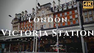 London Victoria Station Walk Through England 4K [upl. by Higginbotham]