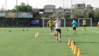 soccer training ideas 48  Specific CoordinationLadders cones hurdles [upl. by Hoffarth631]