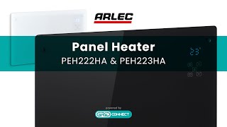 ARLEC  PEH222HA amp PEH223HA Smart Convection Heater – setup and installation guide [upl. by Dredi852]