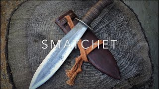 SMATCHET COMBAT KNIFE RICK MARCHAND WILDERTOOLS VIDEO 1 FIRST IMPRESSIONS [upl. by Lliw]