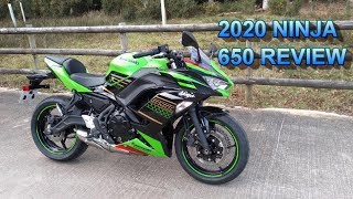 ★ 2020 KAWASAKI NINJA 650 REVIEW ★ [upl. by Refotsirhc]