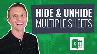 Hide And Unhide Multiple Sheets In Excel Working with Macros [upl. by Nalaf360]