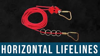 Horizontal Lifeline  Fall Protection Anchors OSHA Standards Roofing [upl. by Niwdog]