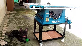 Makita MLT100 Table Saw Unboxing  DIY Steel Stand [upl. by Yretsym]