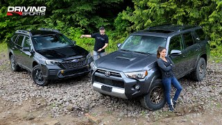 2022 Subaru Outback Wilderness vs Toyota 4Runner TRD OffRoad Trail Test [upl. by Sofko]