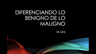 Neoplasia diferenciando lo benigno de lo maligno [upl. by Fairman]