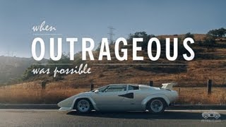 Lamborghini Countach  When Outrageous Was Possible  Petrolicious [upl. by Kela130]