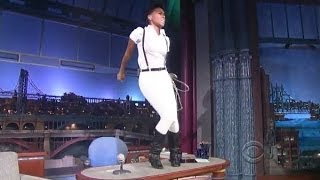 HD Janelle Monáe  quotDance Apocalypticquot 9913 David Letterman [upl. by Aicinod279]