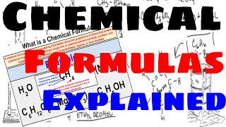 Chemical Formulas  Explained [upl. by Eniamzaj]