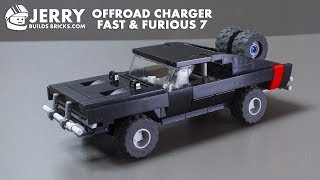 LEGO Fast amp Furious 7 Offroad Charger instructions MOC 77 [upl. by Waddington]