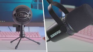 MICRÓFONO DE 75 vs MICRÓFONO DE 300 USB  Snowball ICE vs Shure MV7 [upl. by Zena368]