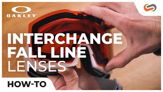 Oakley Fall Line How to Interchange Lenses  SportRx [upl. by Haseefan]