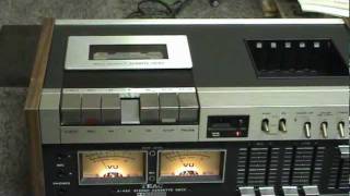 TEAC A450 Cassette Deck cleaning amp belt change [upl. by Hutchins]