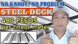 STEEL DECK I NO KAHOY NO PROBLEM I PASIG CONSTRUCTION PART III [upl. by Ahsircal]