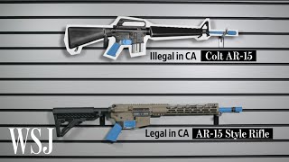 How Gunmakers Tweak Rifles to Get Around Assault Weapon Bans  WSJ [upl. by Guthry37]