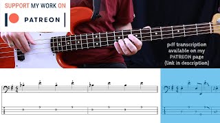 Jimi Hendrix  Purple Haze Bass cover with tabs [upl. by Bail]