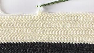 Herringbone Half Double Crochet [upl. by Rhyne]