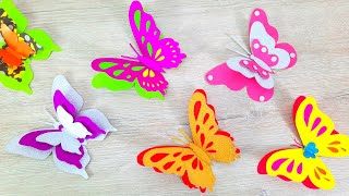 COMO HACER MARIPOSAS DE PAPEL 🦋 ORIGAMI FACIL [upl. by Enitsud]