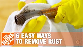 6 Easy Ways to Remove Rust from Tools amp Hardware  The Home Depot [upl. by Shulins]