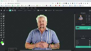 Pixlr Lesson How to Remove a Green Screen Background [upl. by Casey379]