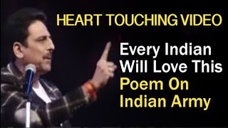 Every Indian Must Watch This Heart Touching Poem On Indian Army Soldier Family By Shailesh Lodha [upl. by Shirleen573]