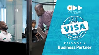 Visa On Arrival Business Partner Episode 4  Funny Nollywood Comedy Movies [upl. by Aruabea]