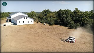 LEVELING and SEEDING An Acreage  Lawn Renovation For Large Yards [upl. by Noeruat]