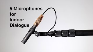 5 Boom Microphones for Indoor Dialogue Cardioid Supercardioid and Hypercardioid [upl. by Polash984]