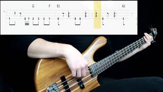 Alien Ant Farm  Smooth Criminal Bass Cover Play Along Tabs In Video [upl. by Stanhope723]