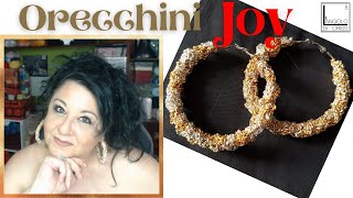 TUTORIAL Orecchini alluncinetto JOY  FACILISSIMI [upl. by Terri]